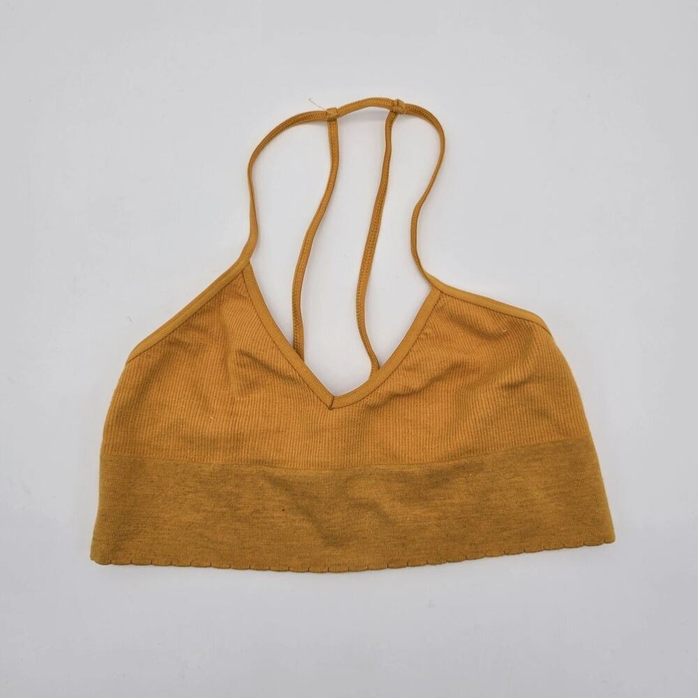 Anthropologie Bra Womens XS Small Modal T Spaghetti Rib Bralette Jenny Floreat